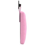 vidaXL Tête de lit suspendue Rose Tissu