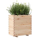 vidaXL Jardinière 70x40x72 cm bois de pin massif