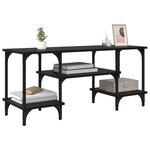 vidaXL Meuble TV Chêne noir 102 x 35 x 45 5 cm