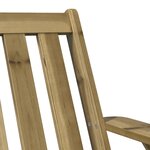 vidaXL Chaise de jardin adirondack 75x77x77 cm bois de pin imprégné