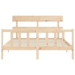 vidaXL Cadre de lit sans matelas 160x200 cm bois massif de pin