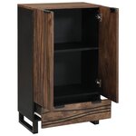 vidaXL Buffet 60x33.5x100 cm Bois massif Mango