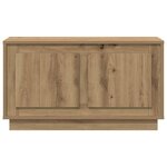 vidaXL Meuble TV chêne artisanal 80 x 35 x 45 cm Bois d'ingénierie