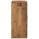 vidaXL Buffet avec tiroir Vieux bois 60 x 31 x 70 cm Bois d'ingénierie
