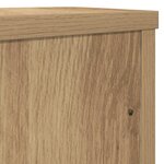 vidaXL Supports pour plantes 2 Pièces chêne artisanal bois d'ingénierie