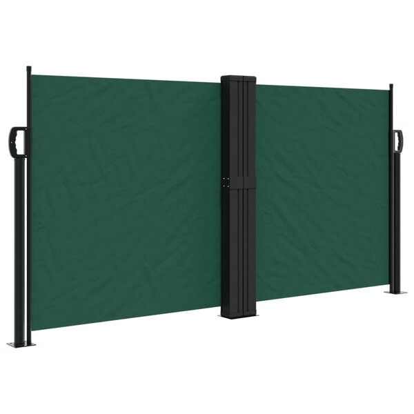 vidaXL Auvent latéral rétractable vert foncé 120x600 cm
