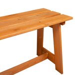 Banc d'extérieur vidaXL Acacia 119x35x47 cm Bois massif de pin