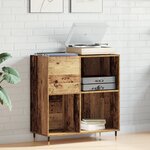 Meuble de rangement vidaXL Chêne Artisan 84 5x38x89 cm Bois d'ingénierie