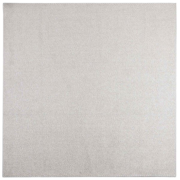 vidaXL Tapis de surface HUARTE Crème et gris 120 x 120 cm Polyester
