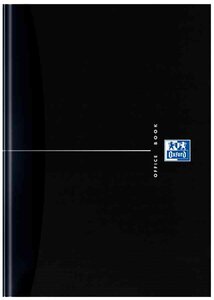 Carnet de notes 'Smart Black' relié, A4, quadrill OXFORD