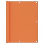 vidaXL Écran de balcon Orange 120x300 cm Tissu Oxford