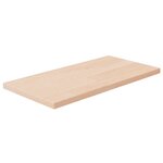 vidaXL Panneau d'étagère 40x20x1 5 cm Bois de chêne massif non traité
