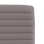 vidaXL Chaises à manger lot de 4 taupe tissu