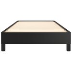 vidaXL Cadre de lit Noir 90x200 cm Similicuir