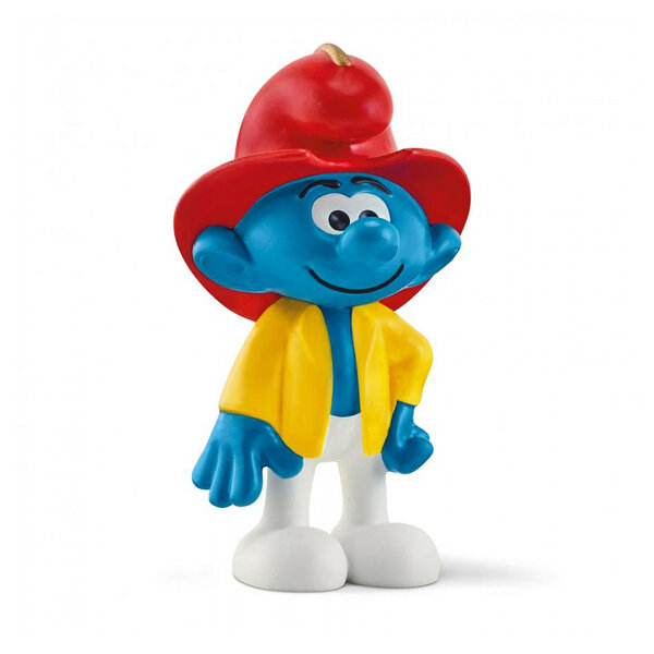 Figurine Schtroumpf Pompier - 20833  le héros des urgences