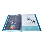 Protège-documents A4 Polypro 20 pochettes 40 vues Vert EXACOMPTA