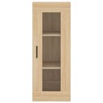 vidaXL Buffet haut Chêne sonoma 34 5x34x180 cm Bois d'ingénierie