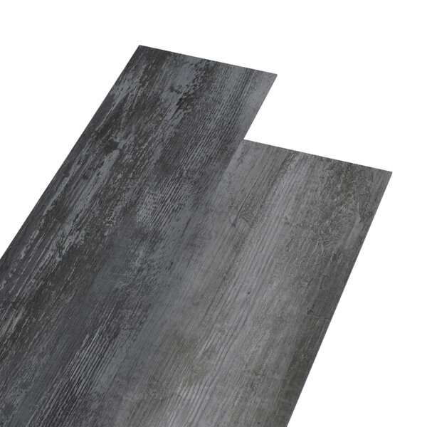 vidaXL Dalles de plancher PVC autoadhésif 5 21 m² 2 mm gris brillant