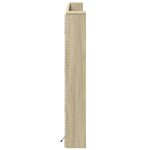 vidaXL Armoire tête de lit avec LED chêne sonoma 180x16 5x103 5 cm