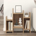 vidaXL Meuble d'appoint chêne artisanal 60 x 26 x 60 cm