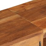 vidaXL Meuble TV bois massif d'acacia avec finition miel 140x30x40 cm