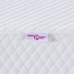 vidaXL Coussins de Matelas Blanc 200 x 200 cm
