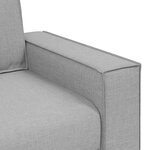 vidaXL Canapé 2 places Gris nuage 120 cm Tissu
