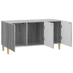 vidaXL Meuble TV 99 x 34 5 x 50 cm Sonoma gris Bois d'ingénierie