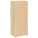 vidaXL Buffet haut chêne sonoma 50x42 5x124 cm bois d'ingénierie