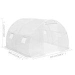 vidaXL Serre 9 m² 300x300x200 cm