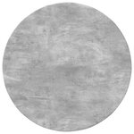 vidaXL Plateau de table Gris béton 80 x 80 x 1.5 cm Bois d'ingénierie