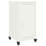 vidaXL Buffet blanc 36x39x72 cm acier laminé à froid