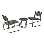 Ensemble de bistrot avec table basse et 2 chaises vert noir 03_0009407