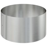vidaXL Pot en métal Acier galvanisé Ø 120 cm Durable Grand pot Rond