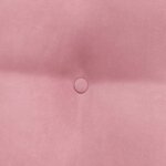 vidaXL Coussin de Dos Rose 60 x 24 x 50 cm Velours