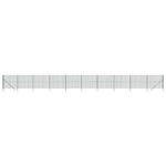 vidaXL Clôture en treillis métallique vert 2x25 m acier galvanisé