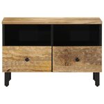 vidaXL Meuble TV 70x33x46 cm Bois massif de manguier
