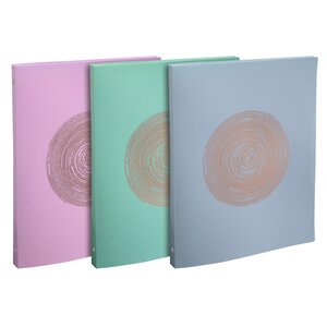 Classeur 4 Anneaux 15mm Polypropylène Recyclé Ellipse - A4 - Couleurs Assorties - X 20 - Exacompta