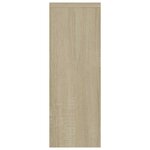 vidaXL Étagère murale Chêne sonoma 45 1x16x45 1 cm Bois d’ingénierie