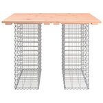 vidaXL Banc jardin design gabion 100x102x72 cm bois massif de douglas