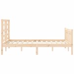 vidaXL Cadre de lit sans matelas bois de pin massif