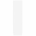 vidaXL Haut Armoire Blanc 31.5 x 32 x 122.5 cm
