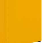 vidaXL Porte-parapluie Moutarde 15 5 x 15 5 x 49 cm Métal