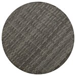 vidaXL Table à thé Gris 45 cm Résine tressée