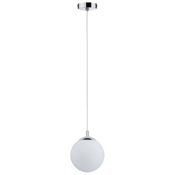 Suspension galacta ip44 max. 20w e27 à équiper satiné/chromé