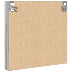 vidaXL Armoire à vitrine sonoma gris 60x8 5x58 cm bois d'ingénierie
