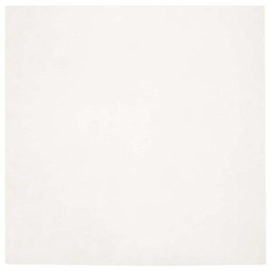 vidaXL Tapis en Fourrure Synthétique de Lapin Olite Crème 120 x 120 cm