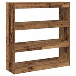 vidaXL Bibliothèque Bois ancien 100 x 30 x 103 cm Bois d'ingénierie