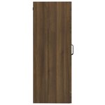 vidaXL Armoire murale suspendue Chêne marron 69 5x34x90 cm