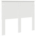 vidaXL Tête de lit avec tête de lit Blanc 135 cm Bois d'ingénierie